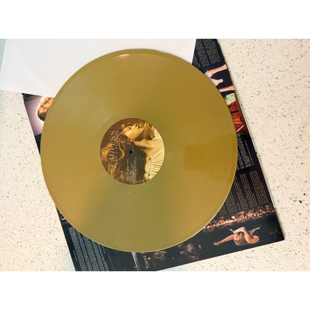 Taylor Swift Fearless Taylor's Version Gold 3LP Vinyl Record Set 2021 - Picture 7 of 12